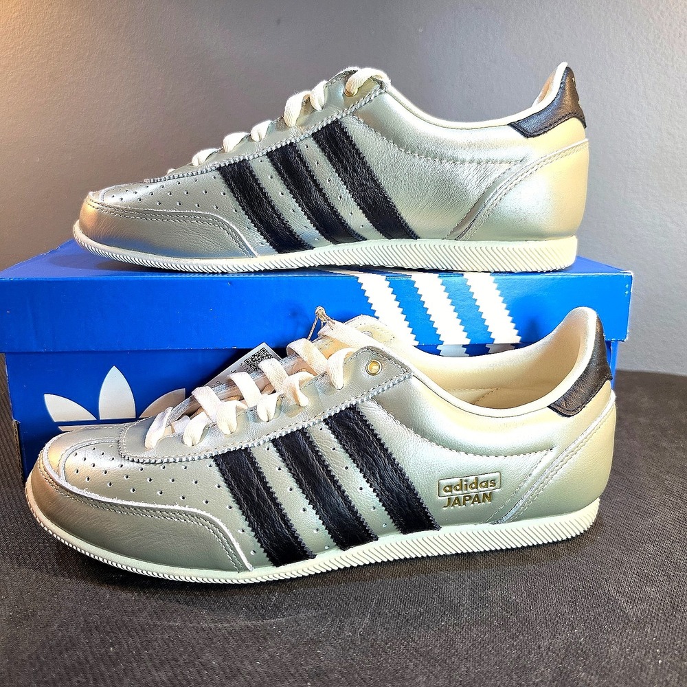 New Adidas 9 Japan W JS4015 Metallic Silver Black Womens Stunning athletic Shoes